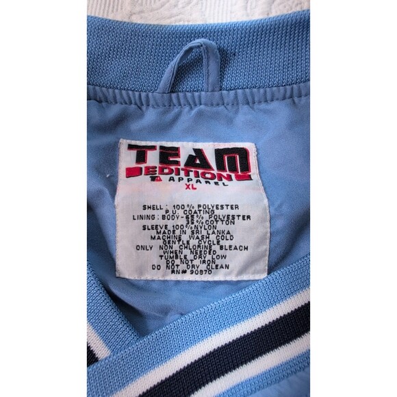 Vintage 90s Carolina Tar Heels Mens pull over jacket XL Team Edition Apparel - Picture 5 of 10